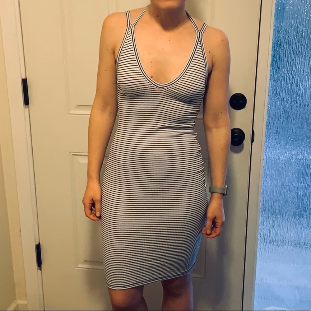 PST Striped Dress NWOT